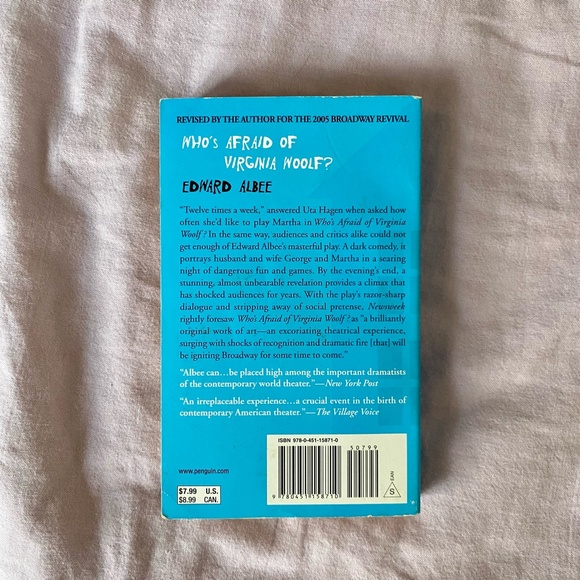 "Who's Afraid of Virginia Woolf" play by Edward Albee - Picture 2 of 5